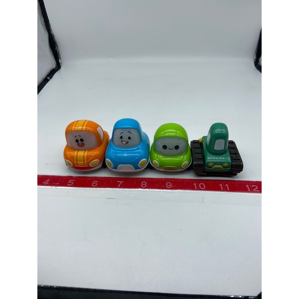 VTech Go Go Cory Carson Cars Orange Blue Green Lot of 4 Toy Vehicles